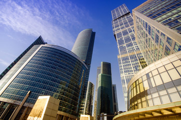 Fototapeta na wymiar Business Center Moscow City