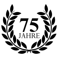 Lorbeerkranz. 75 jahre jubiläum