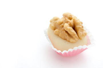 Walnuts with almond paste