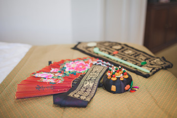 traditional korean wedding dress hanbok
