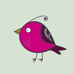 Obraz premium Abstract bird. Vector illustration