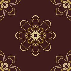 Floral Seamless Vector Pattern