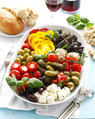 Antipasti plate