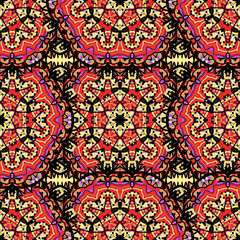 Arabesque seamless pattern. Seamless Pattern Red Color