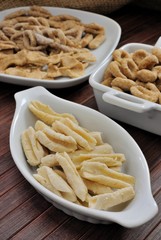 Pasta fresca di farina integrale e di farro