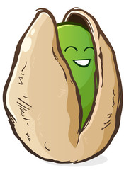 Pistachio Cartoon Character