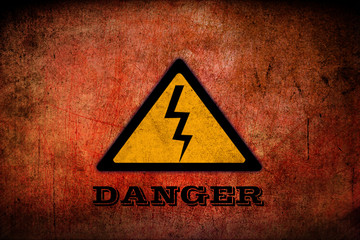 Signs of high voltage