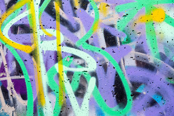 Abstract graffiti art background