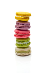 Colorful macaroons collection