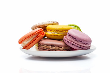 colorful macaroons