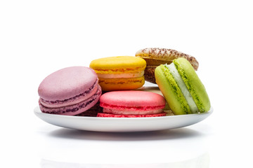 colorful macaroons