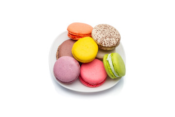 colorful macaroons