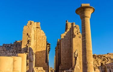 Entrance to the Karnak Temple - Luxor, Egypt