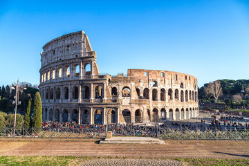 Colosseum in Rome, Italy - 77230156