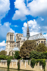 Obraz premium Seine and Notre Dame de Paris