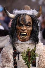 Woman in traditional masquerade costume