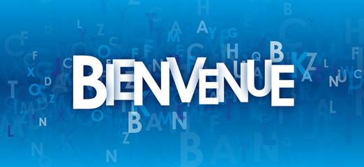 "BIENVENUE" (lettres accueil service clients satisfaction) © Web Buttons Inc