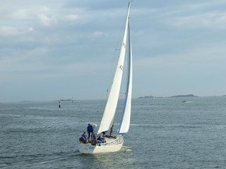 Fototapeta premium Velero navegando