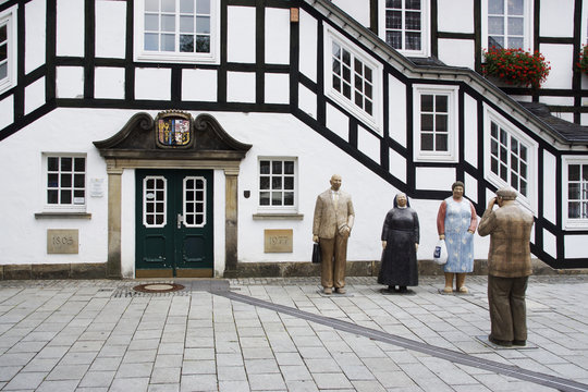 Rathaus in Rietberg, Deutschland
