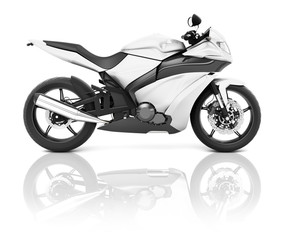 Fototapeta na wymiar Illustration Transportation Sport Motorbike Racing Concept