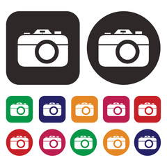 Camera icon set / Photo icon set