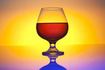 glass brandy