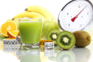 kiwi juice glass, fruit meter scales diet food