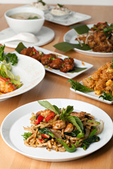 Variety of Thai Food Dishes