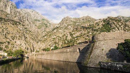 Fototapeta na wymiar fortress in the town of Kotor, Montenegro
