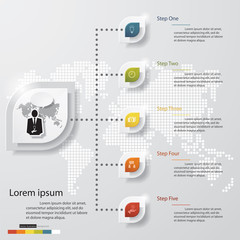 Obraz premium Design clean number banners template. Vector.