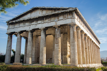 Fototapeta na wymiar haephestus temple in Athens