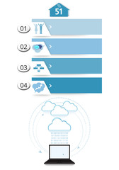 Set elements of infographics