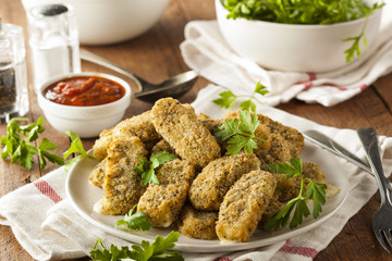 Homemade Cheesy Mozzarella Sticks