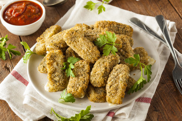 Homemade Cheesy Mozzarella Sticks