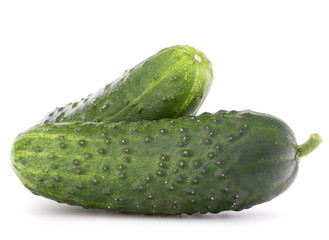 Cucumber vegetable  isolated on white background cutout