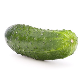 Cucumber vegetable  isolated on white background cutout