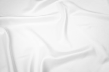 Naklejka na ściany i meble Smooth elegant white silk background