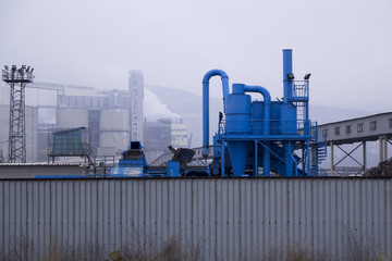 Industrial pipes for cleaning water