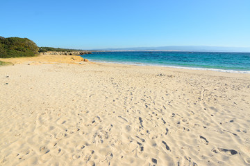 Fototapeta na wymiar empty shore in Lazzaretto beach