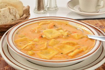 Creamy seafood bisque