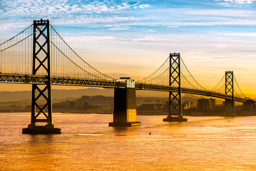 Bay bridge, San Francisco, California, USA.