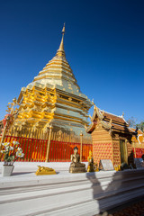Fototapeta premium Wat Phrathat Doi Suthep temple in Chiang Mai, Thailand.