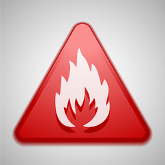 Flammable sign