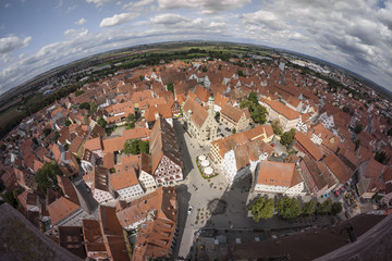 Nordlingen is an historic city in Bavaria, Germany