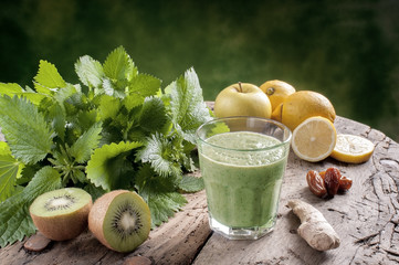 detox drink with nettles