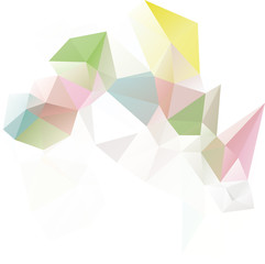 Pastel Polygon Geometric