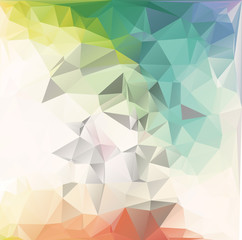 Pastel Polygon Geometric