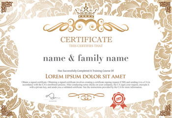 Certificate Design Template.