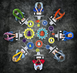 Community Business Team Partnership Collaboration Support Concep