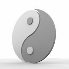 Ying yang symbol of harmony and balance
